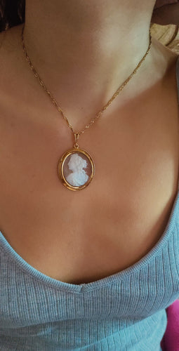 Pendentif Pendentif camée ancien en or jaune 58 Facettes 591