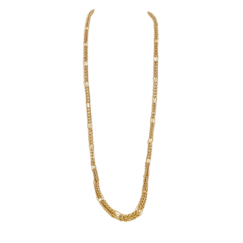 Collier Sautoir vintage or jaune. 58 Facettes 34741