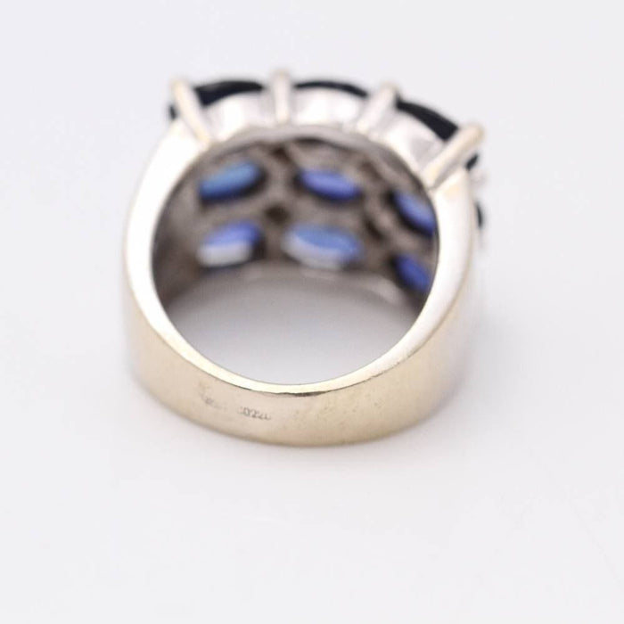 Bague 55 Bague en or avec saphirs 58 Facettes E360999