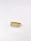 Bague 49 Double alliance or jaune diamants 58 Facettes J399