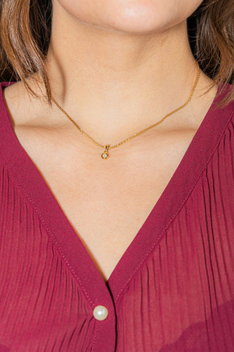 Bague Collier Solitaire Or jaune Diamant 58 Facettes 3574960CN