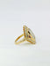 Bague 53 Bague marquise or jaune opale diamants 58 Facettes J393