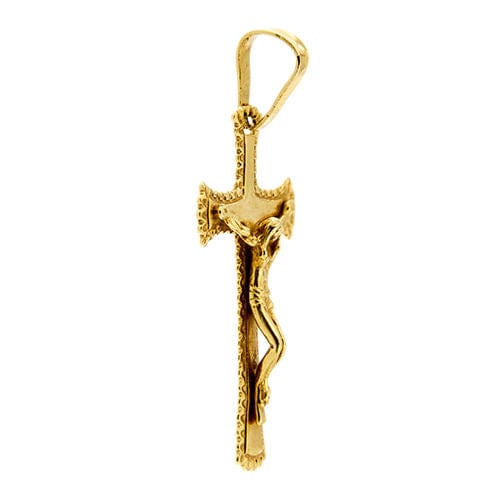Pendentif Pendentif croix en or jaune 58 Facettes 33359