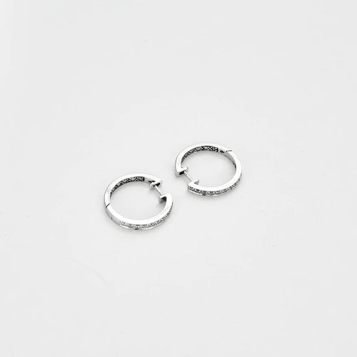 Boucles d'oreilles Boucles D'oreilles Demi-Créoles Or & Diamants 58 Facettes BO/240005