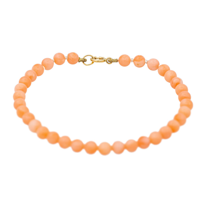 Bracelet Or jaune Corail