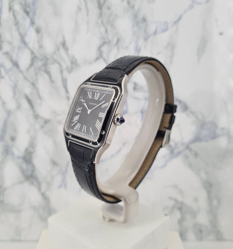 Montre CARTIER Santos Dumont "Emaillée" 58 Facettes WSSA0046