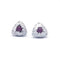 Boucles d'oreilles Boucles D'Oreilles - Or blanc, Rubis Et Diamants 58 Facettes 220372R