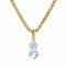 Pendentif Pendentif aigue-marine diamants or jaune 58 Facettes CVCO31