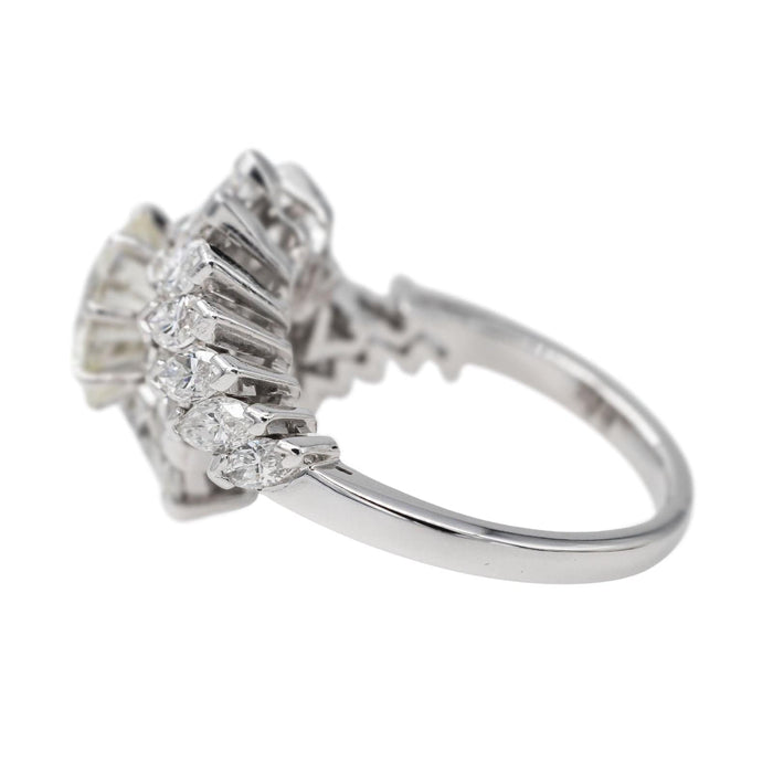 Bague 53.5 Bague Marguerite Or blanc Diamant 58 Facettes 3411141CN