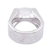 Bague 51 Bague Cartier, "Tankissime" or blanc, pierre de lune. 58 Facettes 33750