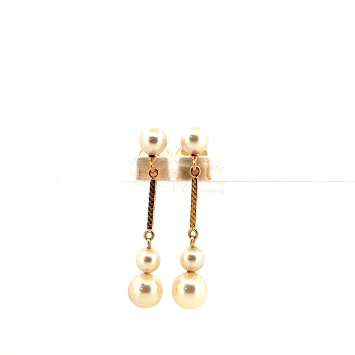 Boucles d'oreilles Boucles d'oreilles Or Jaune 18k & Perles 58 Facettes E1BO-GS31358