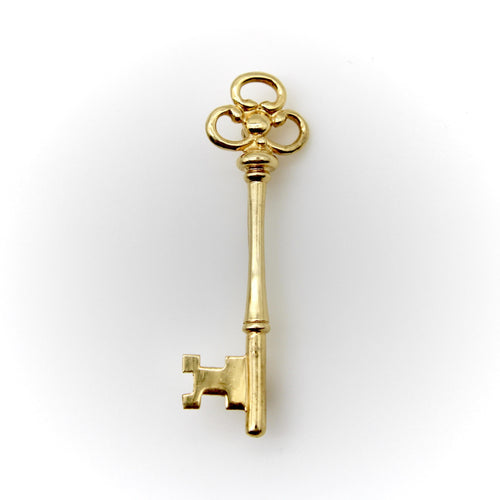Tiffany & Co. - Vintage Gold Tiffany & Co. Key Brooch 58 Facettes A2006S