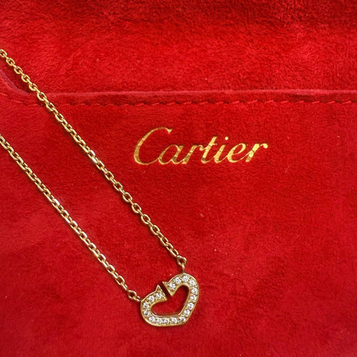 Collier CARTIER - Collier Or jaune et diamants 58 Facettes