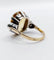 Bague 56.5 Ancienne bague or jaune et argent, citrine, diamants taille ancienne (circa 1880) 58 Facettes A05831
