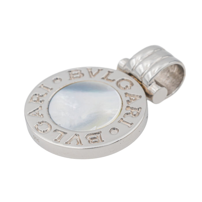 Bulgari Pendentif Or blanc Onyx