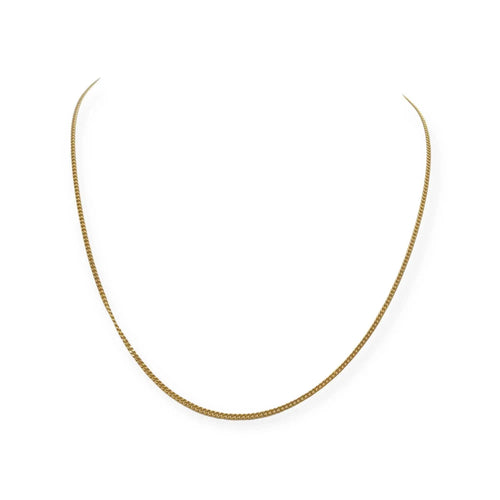 Collier Chaîne maille gourmette 42.5cm en or jaune 750 58 Facettes 330088373