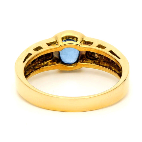 Bague 59 Bague en or, diamant et saphir 58 Facettes F9BFFB34C2F04F06AFED1654413E6CE2