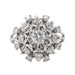 Bague 55 Bague Marguerite Or blanc Diamant 58 Facettes 3090580CN