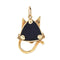 Pendentif Pendentif vintage en or jaune des années 60, breloque chat, diamant et onyx 58 Facettes G14069