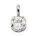 Pendentif Pendentif Solitaire Or blanc Diamant 58 Facettes 3547209CN