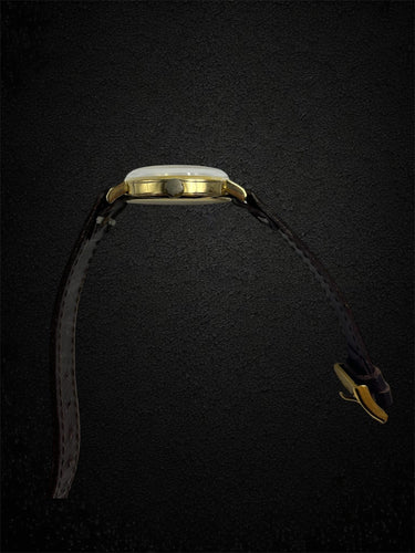 Montre-bracelet Longines Vintage en or jaune 18 carats