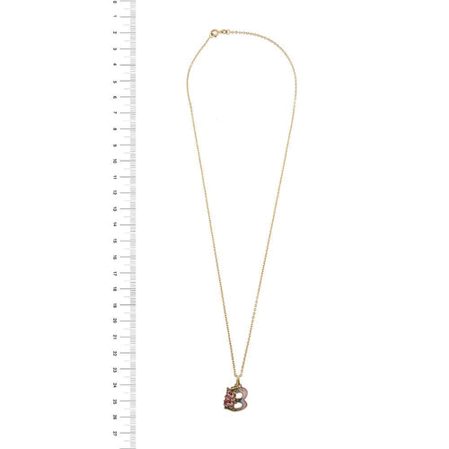 Collier Collier avec pendentif B émaillé 58 Facettes 34545