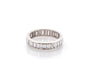 Bague 55 Alliance diamants de taille baguette 58 Facettes 27743