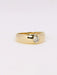 Bague 54 Bague jonc or jaune diamant 58 Facettes J375