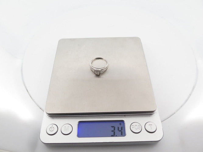 Bague 53 bague MAUBOUSSIN solitaire chance of love n1 or blanc diamant 58 Facettes 259023