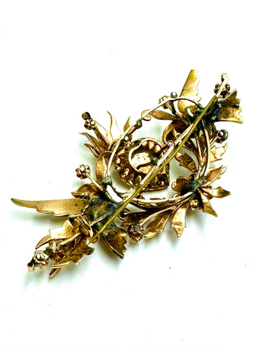 Broche Splendida Spilla Imperiale Austroungarica 58 Facettes
