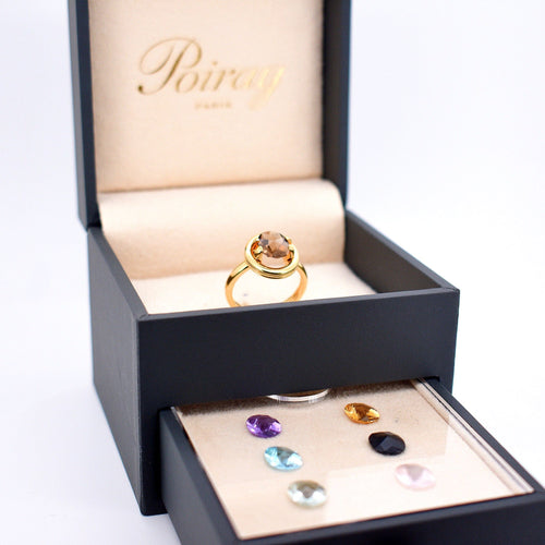 Bague 58 Poiray - Ma Préférence - Bague Or 18 Carats et 7 Pierres Interchangeables 58 Facettes 407