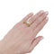 Bague 53 Bague or jaune, diamants. 58 Facettes 34007
