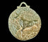 Pendentif Pendentif de forme arrondie en or jaune représentant un taureau 58 Facettes