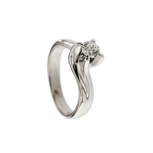 Bague 51 Bague solitaire avec diamant de 0,37 ct 58 Facettes 30220