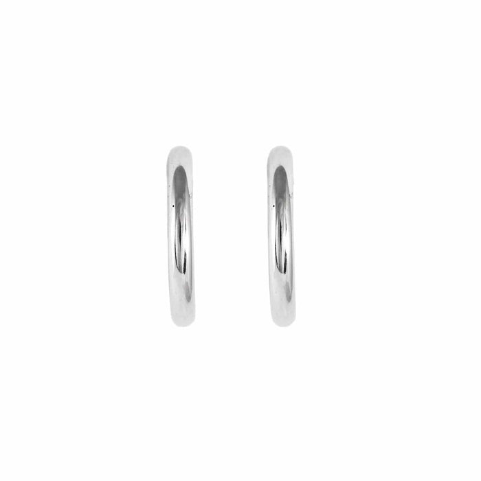 Boucles d'oreilles Boucles d'oreilles créoles or blanc 58 Facettes BO/230112