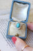 Bague Marguerite turquoise et diamants 58 Facettes