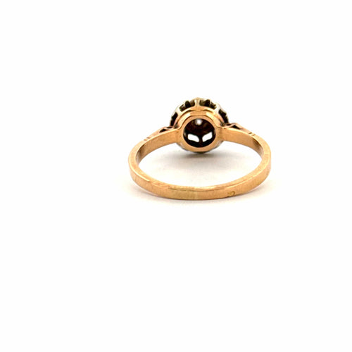 Bague 55 Solitaire Or Jaune 18k & Diamant 58 Facettes 30-GS38454