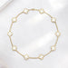 Collier Van Cleef & Arpels - Collier Vintage Alhambra 10 motifs Or Jaune Nacre 58 Facettes