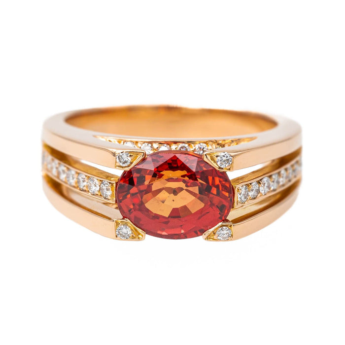 Bague 53 Bague Or rose Saphir 58 Facettes 3429446CN