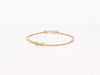 Bracelet bracelet christian DIOR DIORamour or jaune 58 Facettes 261014