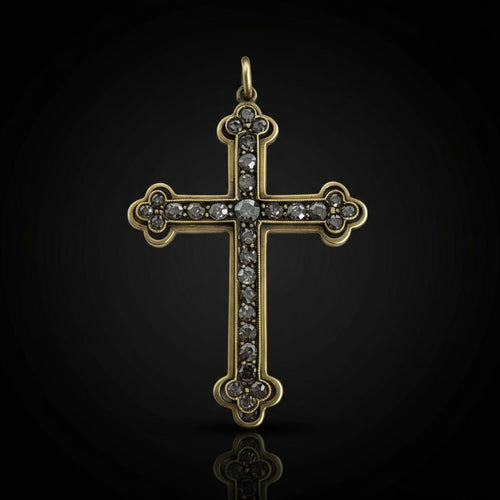 Pendentif Croce pendente con diamanti 58 Facettes