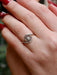 Ring 51 Old cut diamond swirl ring 0,10 ct 58 Facettes J322