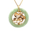 Pendentif Pendentif or jaune pierre de jade 58 Facettes 2-PEF1-GS29303