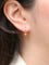 Boucles d'oreilles Dormeuses Napoléon III or perles 58 Facettes J271