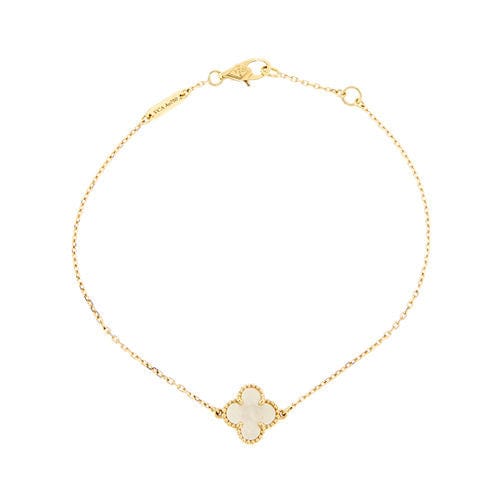 Bracelet Van Cleef & Arpels - Bracelet Trèfle à Quatre Feuilles en Nacre 58 Facettes 39299