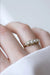 Ring 53 Pearl and diamond garter ring 58 Facettes