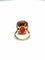 Bague 53.5 Bague intaille or et cornaline 58 Facettes
