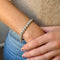 Bracelet Bracelet articulé or gris et diamants 58 Facettes REF23109-131