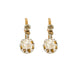 Boucles d'oreilles Dormeuses or jaune et diamants 58 Facettes 240006