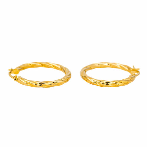 Boucles d'oreilles Boucles d'oreilles Créoles Or jaune 58 Facettes 4311416CN